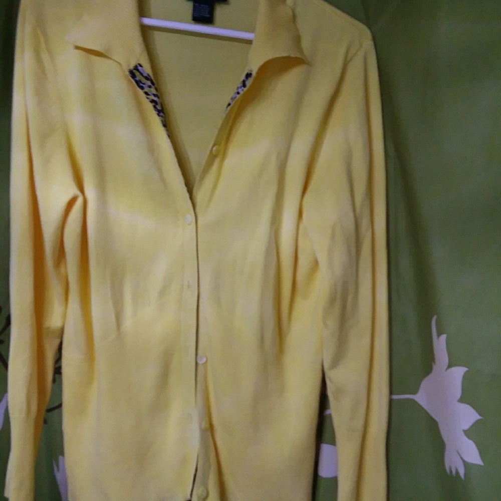 Russell Kemp lemon yellow sweater